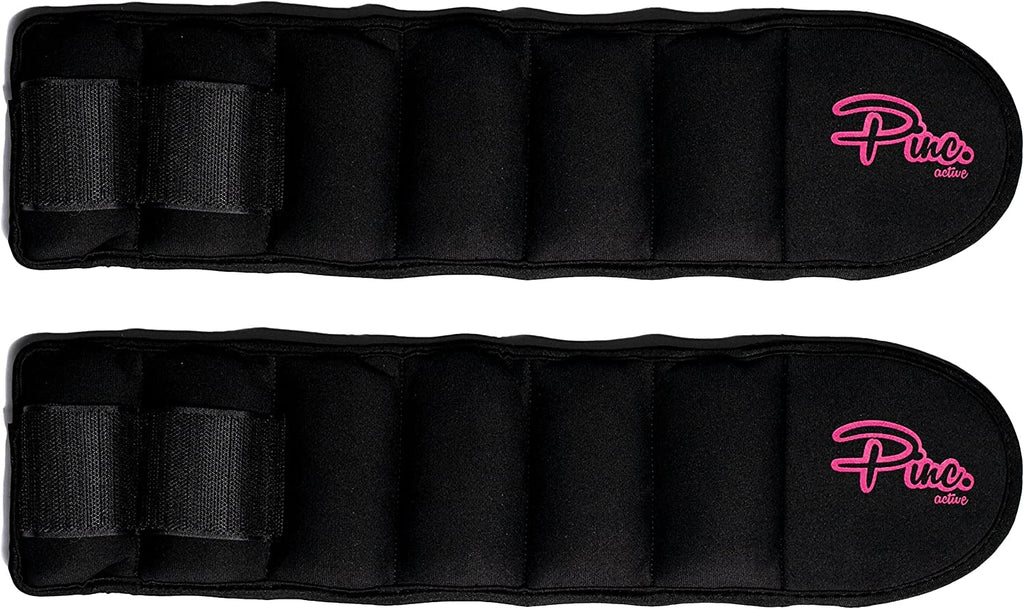 Adjustable Ankle Weights Set (1Lb - 5Lbs) - 10Lbs In Total - For Women, Men And Kids - Used For Workouts At Home, Pilates, Yoga,