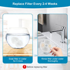 Vindox Cat Water Fountain Filters For Cat Water Fountain 84Oz25L Stainless Steel And Neverland Cat Water Fountain With Led Night