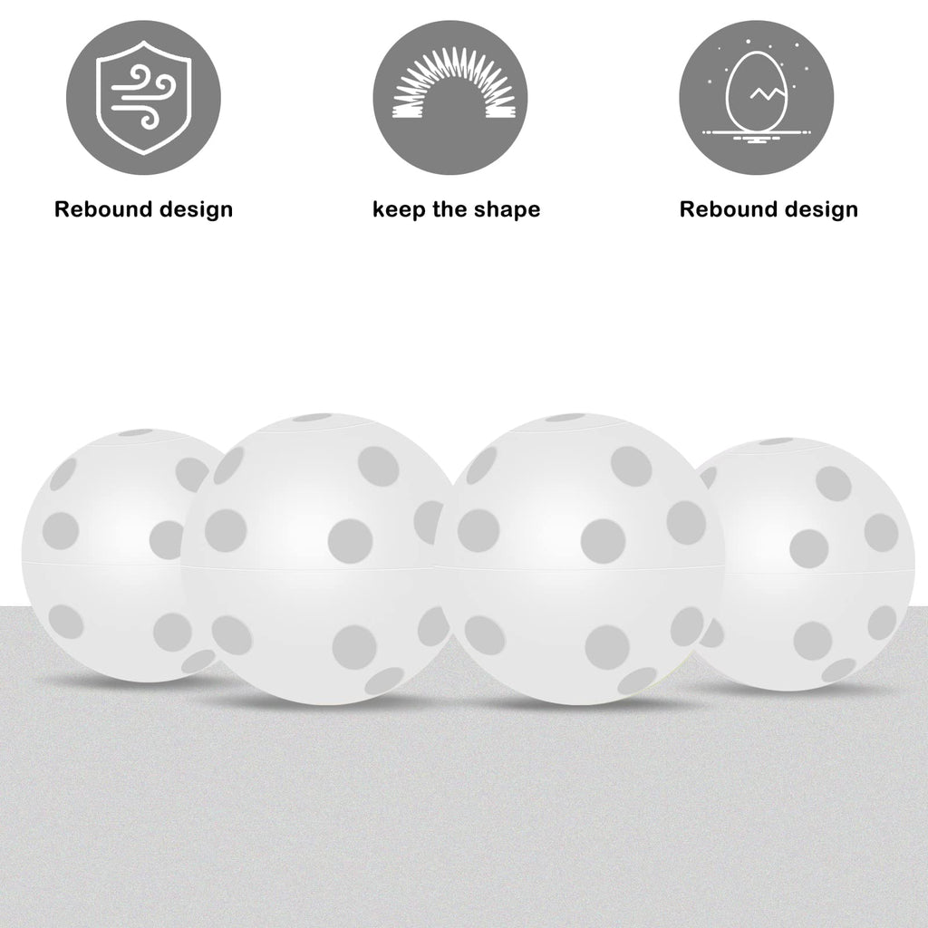 Adwikoso 50Pc Plastic Golf Training Balls 42 Mm Golf Balls For Indoor Putting Green Backyard Outdoor Practice Equipment With 2 G