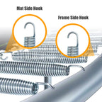 Giantex 7 Heavy-Duty Galvanized Trampoline Springs, Steel Wire Spring Replacement Kit, High Tensile Durable Trampoline Parts, Ea