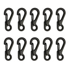 Swatom Mini Sf Alloy Carabiner Clip Tiny Spring Snap Hook Carabiners For Paracord Backpack Camping Bottle Using Keychains Access