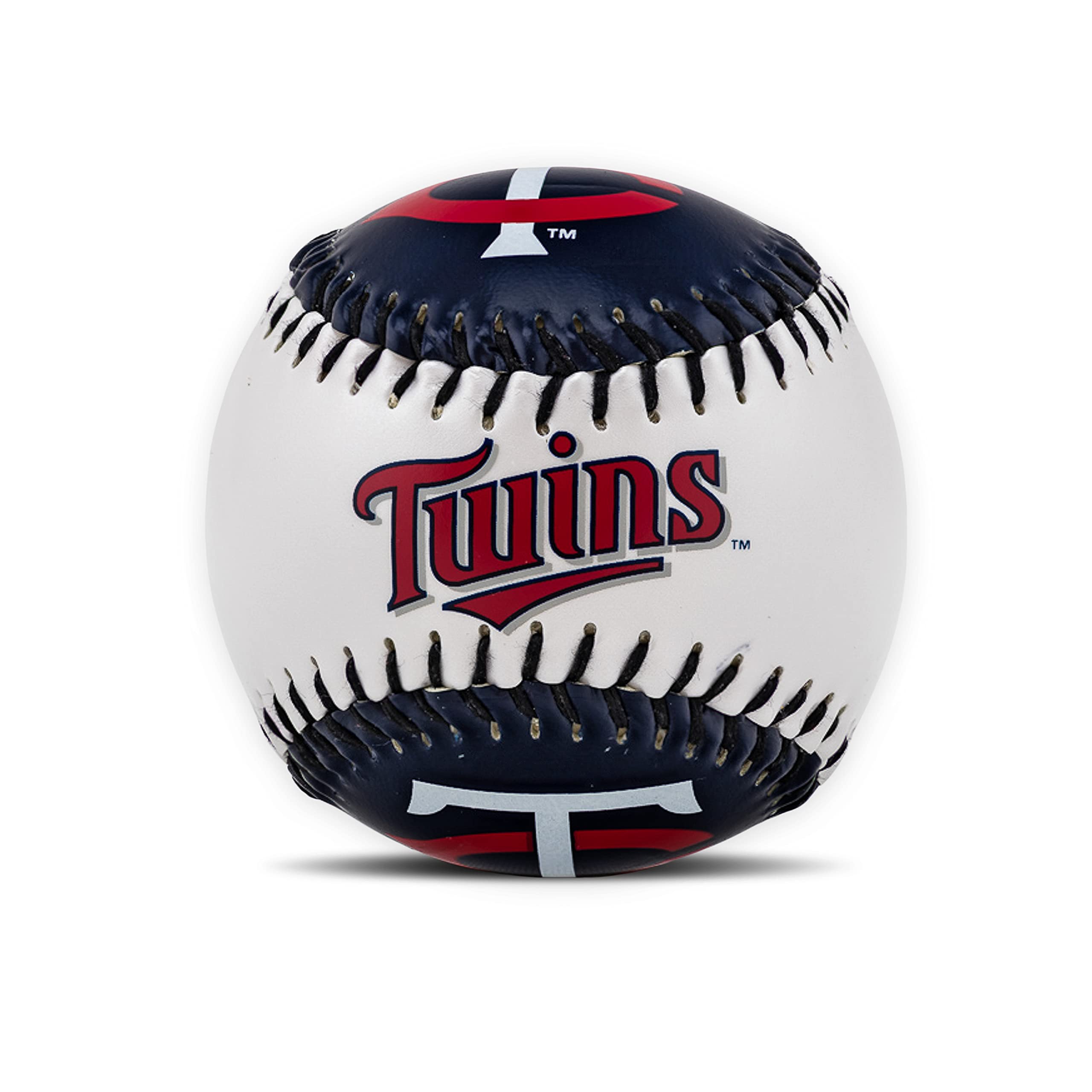 Franklin Sports Minnesota Twins Mlb Team Baseball - Mlb Team Logo Soft Baseballs - Toy Baseball For Kids - Great Decoration For 