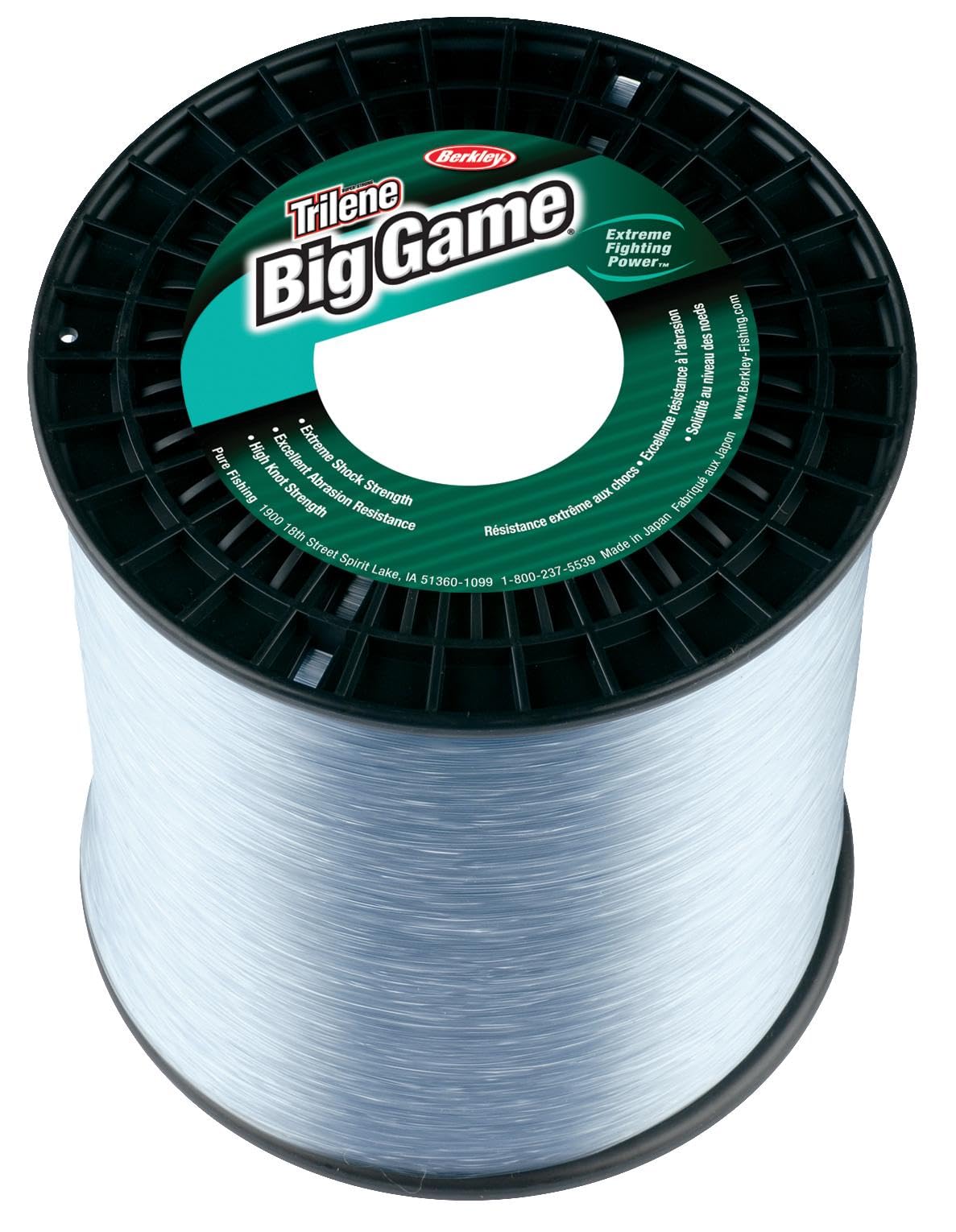 Berkley Trilene? Big Game Solar Collector, 40lb | 18.1kg, 4440yd | 4059m Monofilament Fishing Line, Suitable for Saltwater and F