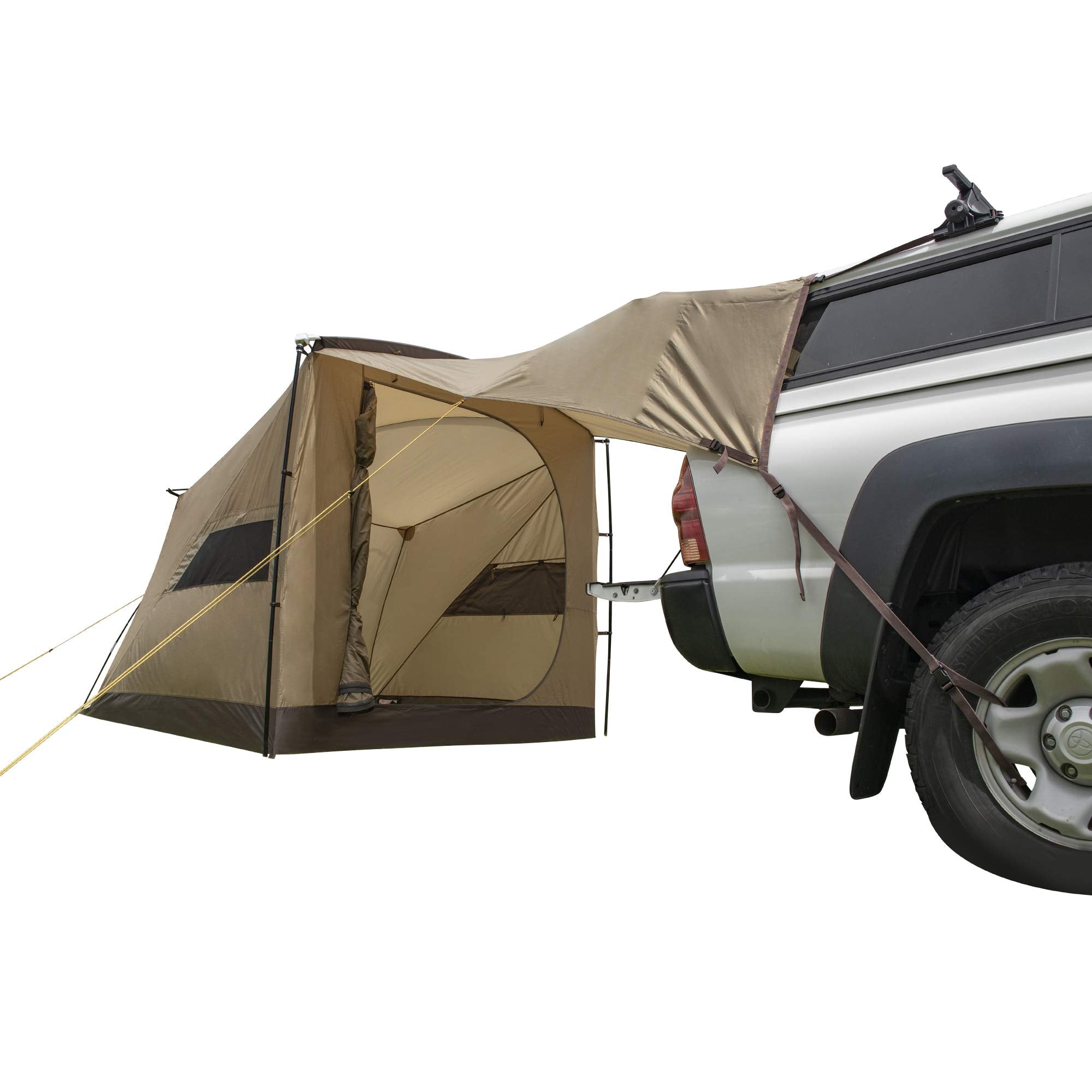 Sjk- Slumber Shack 4 Person Tent - Stand-Alone Or Vehicle Based 4 Person Camping Tent