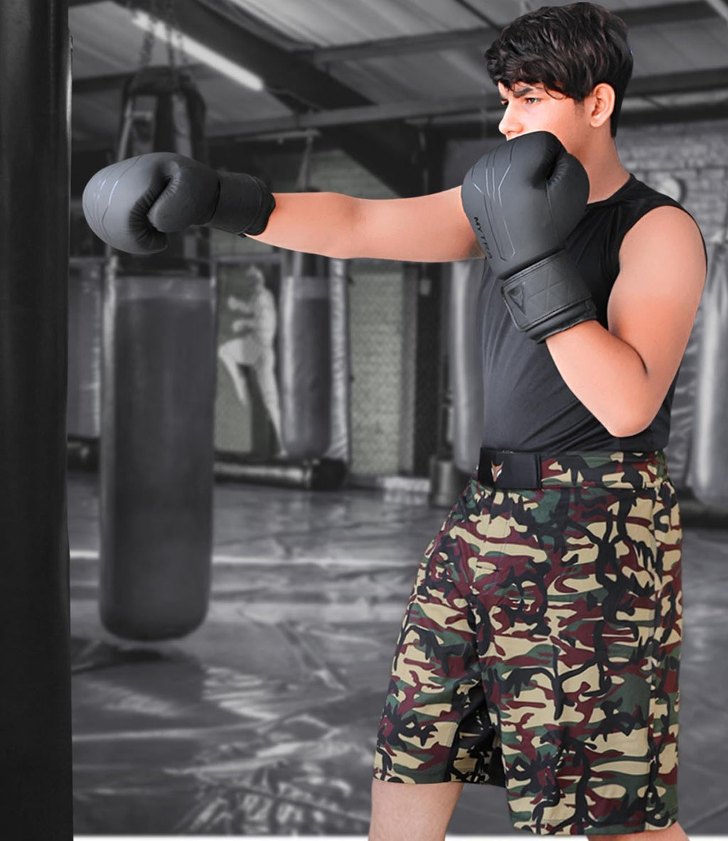 Mytra Fusion Boxing Gloves Included With Free Hand Wraps Punching Gloves Mma Training Muay Thai Gloves Men & Women Kickboxing Gl