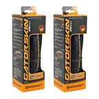 Continental Gatorskin Duraskin Tire, 2-Count (Folding, 700 X 25Mm), Black