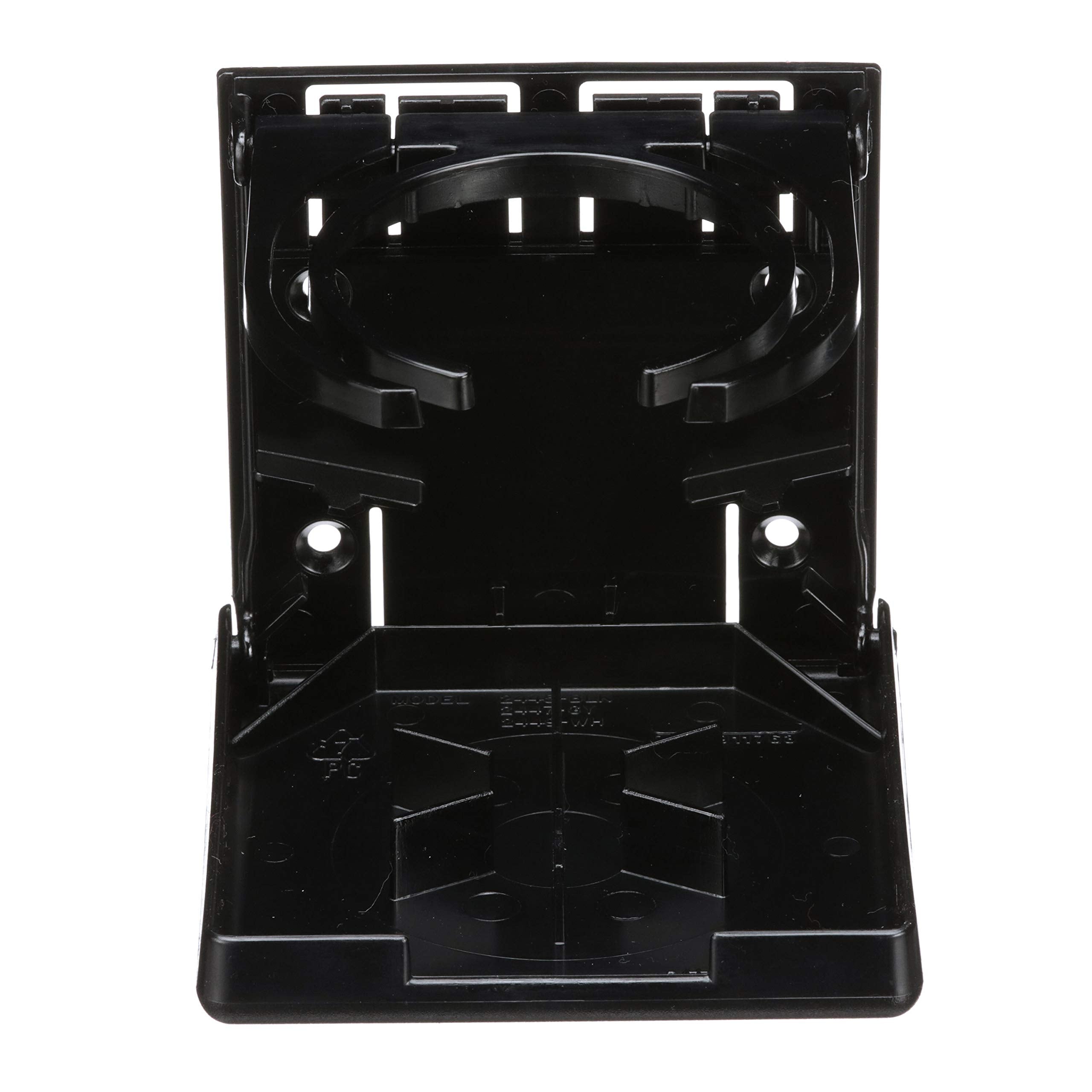 Attwood 2445-7 Fold-Up Dual Ring Drink Holder (Black)