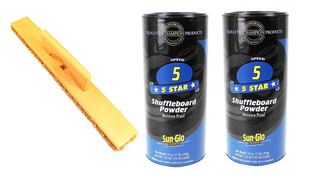 Sun-Glo #5 Shuffleboard Powder Wax (16 Oz.) (Pack Of 2)