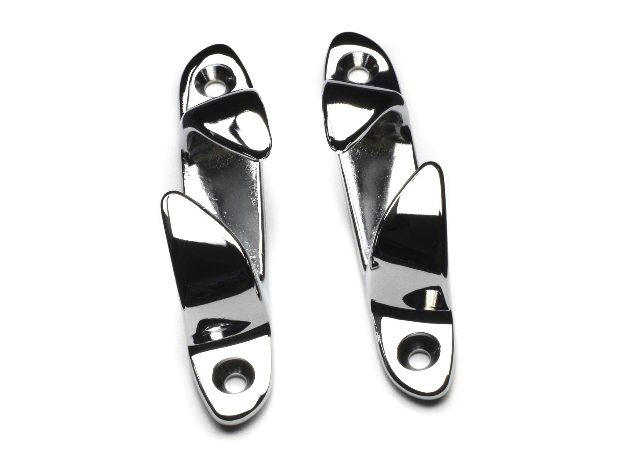 Whitecap Skene Bow Chock 4-1/2'' Pair - Chrome Plated Brass