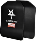 Yes4All 3D Weight Vest Plates 19.75LB Pairs with Curved Ergonomic Design for Plate Carrier, Body Workout, Intensive Training, Ru
