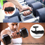 NiuMid Anti-Slip Workout Grips - Ergonomic Rubber Hand Protector Gloves for Weight Lifting, Pull-Ups, Gym Training and Exercise,