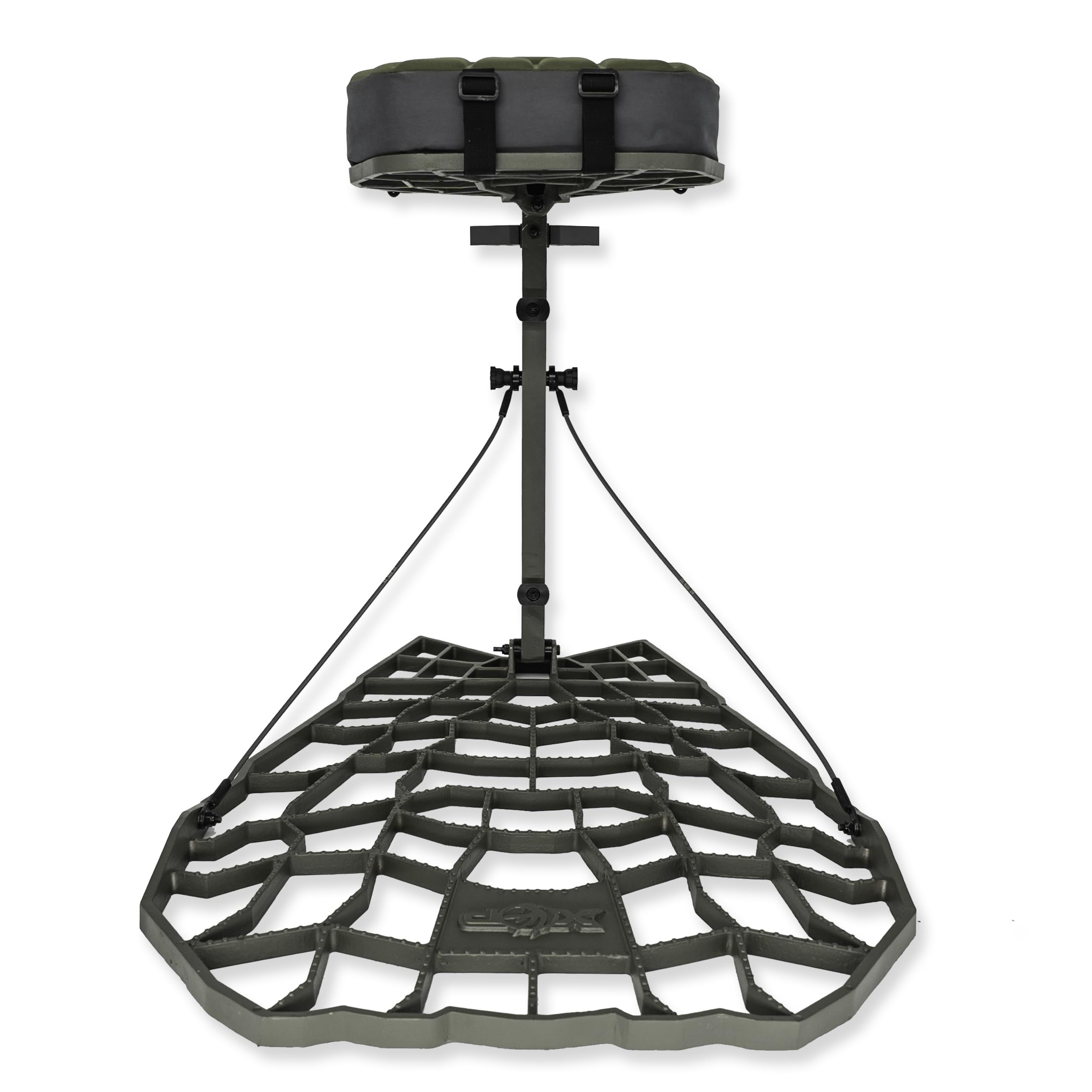Xop Air Raid Evolution - Cast Aluminum Hang On Tree Stand For Hunting - Deluxe Deer Stand, Platform Dimensions - 21.5 X 31 (Air