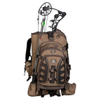 Insights Hunting By Frogg Toggs - The Vision Bow Pack, Camouflaged Backpack, Solid Elements Brown