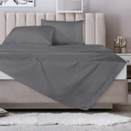 Utopia Bedding Flat Sheeta- Soft Brushed Microfiber Fabric - Shrinkage  Fade Resistant Top Sheet - Easy Care - 1 Flat Sheet Only