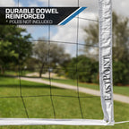 Eastpoint Sports Replacement Volleyball Net With High Strength Cable, Reinforced Side Tapes, And Weather Resistant Material - Po