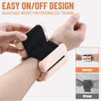 INDEPANDIA Wrist & Ankle Weights for Women and Men, 4lbs Pair Adjustable Silicone Weighted Bangles for Arm & Leg Workouts, Perfe