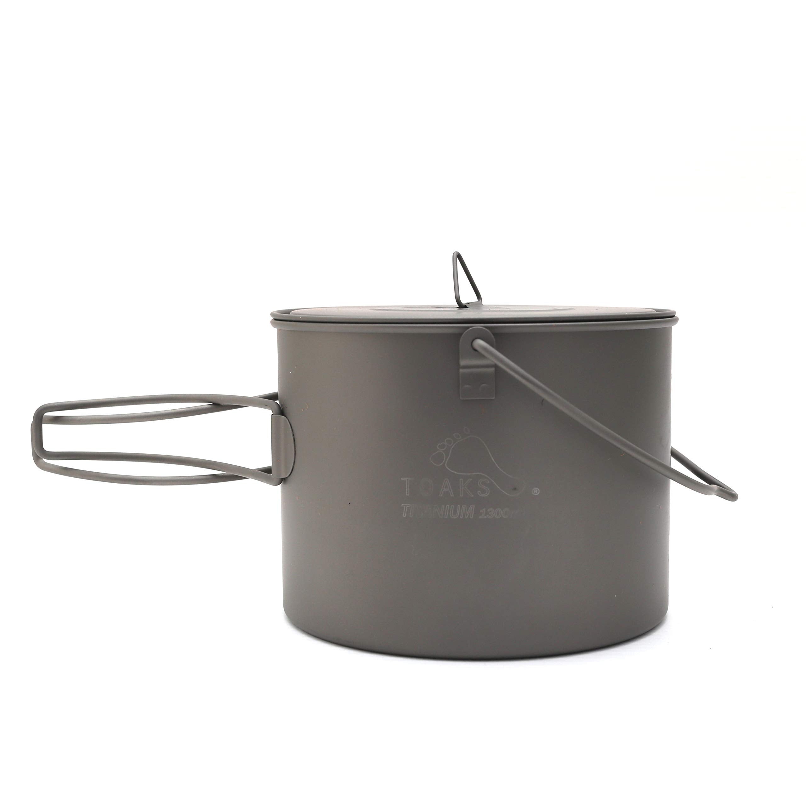 Toaks Titanium 1300Ml Pot With Bail Handle