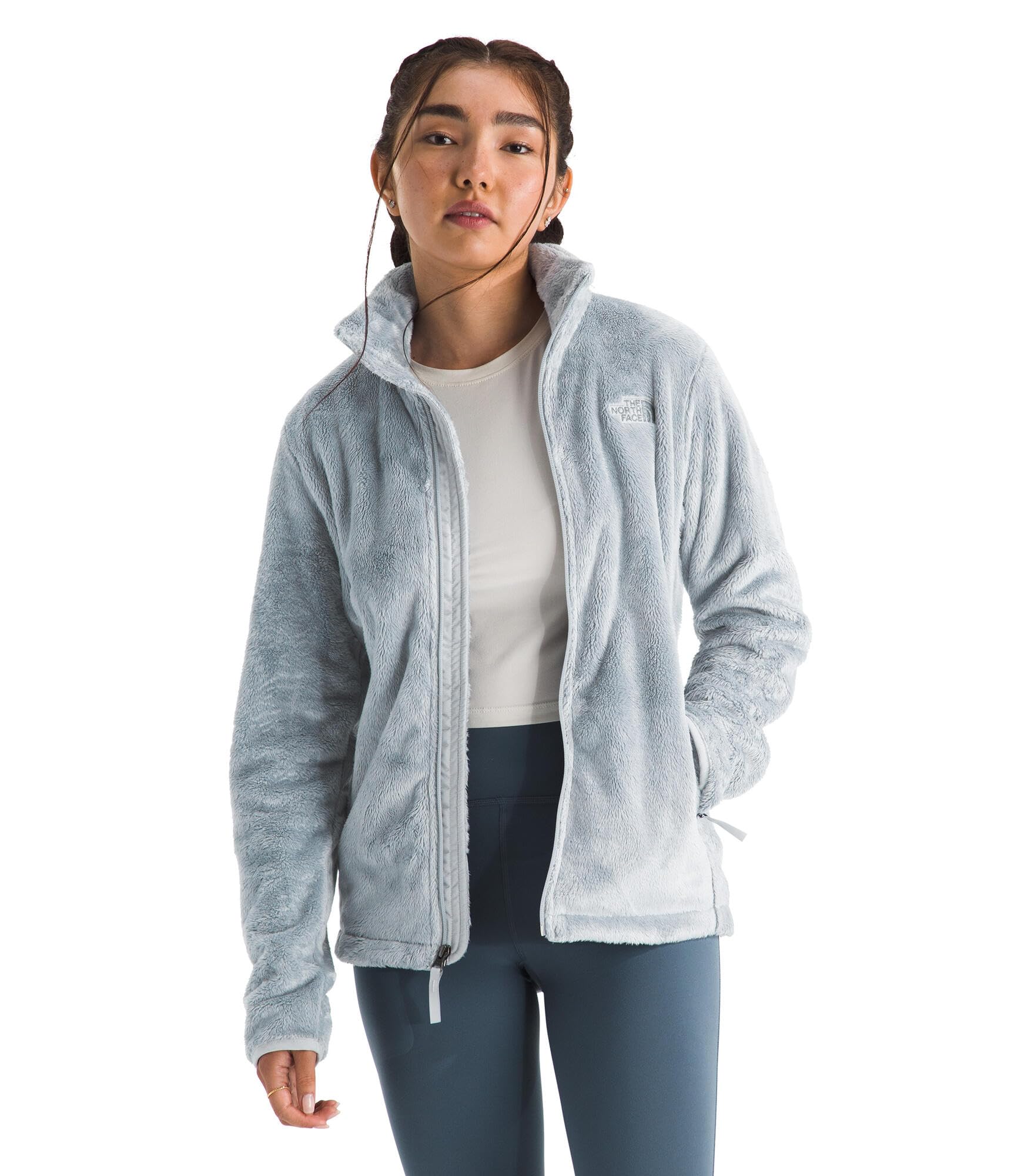 The North Face Womens Osito Full Zip Fleece Jacket (Standard & Plus Size) - Soft & Lightweight Fleece, Secure Zip Pockets, Fros