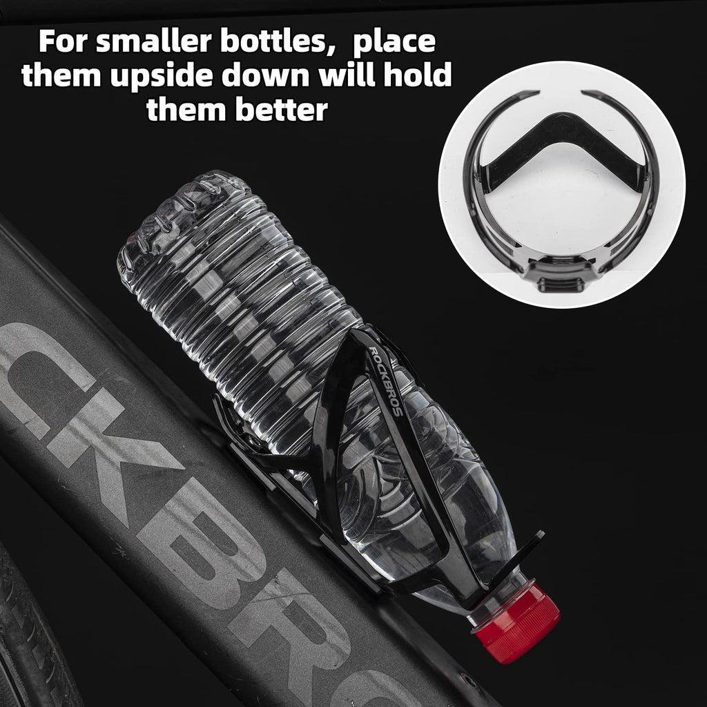 Rockbros Bike Water Bottle Holder Ultra-Light Durable Bicycle Bottle Cages With Screws Tool, Universal Bike Cup Holder Rack For
