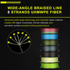 Seaknight W8 Ii 8 Strands Braided Lines 164Yds/ 328Yds/ 547Yds Smooth Pe Braid Multifilament Carp Fishing Lines Saltwater For Se