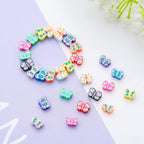 100Pcs Colorful Butterfly Polymer Clay 10Mm Spacer Beads For Women Girls Jewelry Making Diy Bracelet Necklace Hair Clip (Butterf