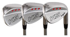 Majek Golf +1 Inch Over Big & Tall Mens Wedge Set: 52? Gap (Gw), 56? Sand (Sw), 60? Lob (Lw) Regular Flex (Tall 60''+ / +1''Over