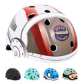 Hornit Mini Lids Kids Helmet. Fully-Adjustable Multi-Sport Hard Shell Helmet With Rear Safety Light, Small, Major Tom