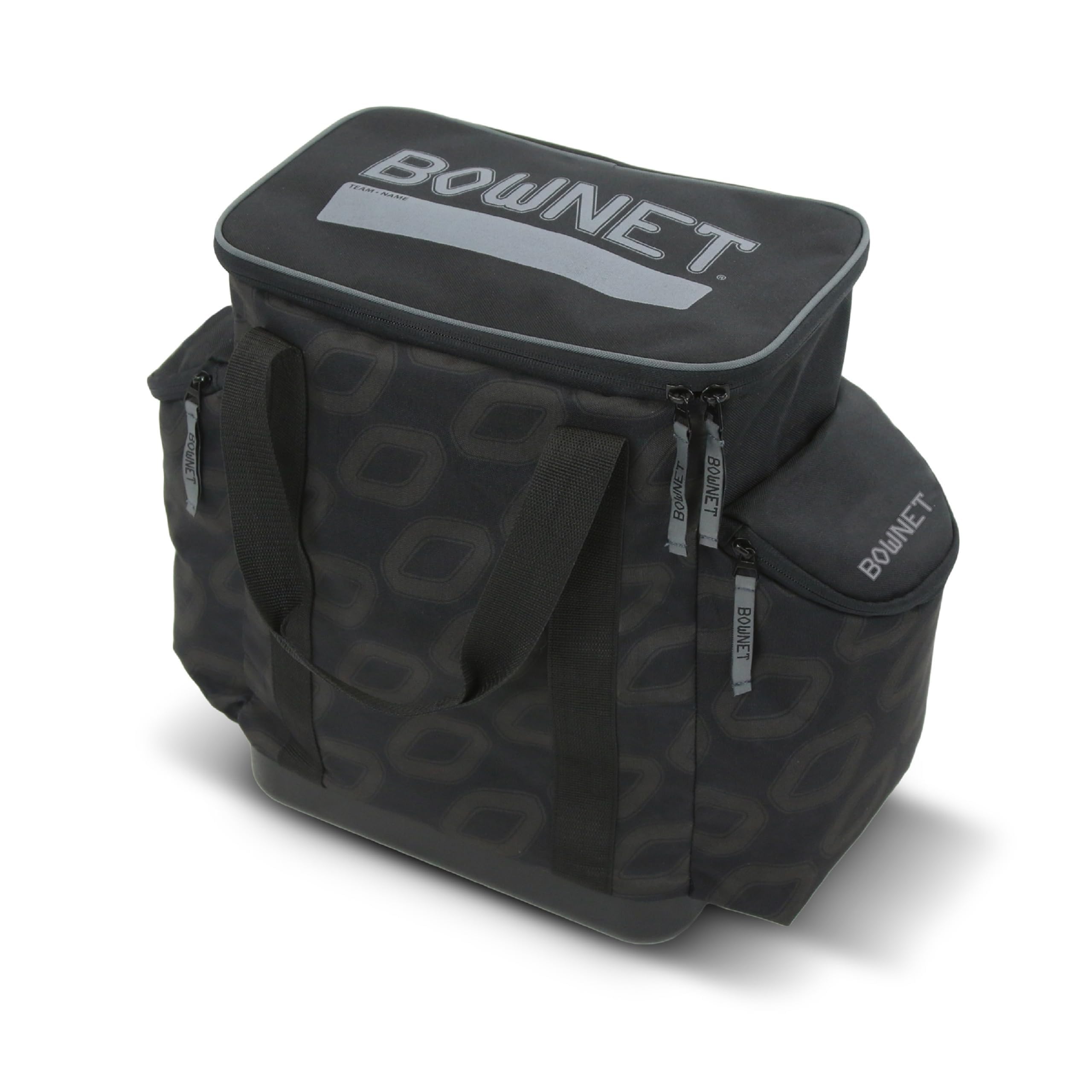 Bownet Softball & Baseball Bag - Durable Sports Equipment Bag for 60 Baseballs or 36 Softballs, Wheeled Coaching Gear Bag for Te