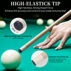Kmise Pool Stick Set of 5, 58 Inch Pool Cue Stick,Snooker Play Billiard Pool Sticks for Men Professional,17oz 18oz Pool Stick fo