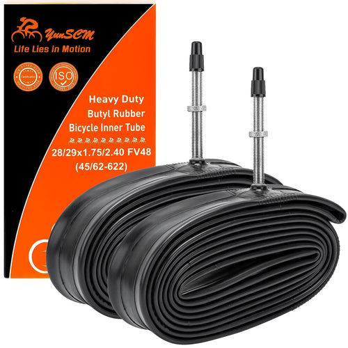 2 Pack 29'' Bike Tubes 29X2.125/2.2/2.3/2.35/2.40 Fv48 Presta Valve 29'' Tubes Compatible With 29 X 2.125 29 X 2.20 29 X 2.25 29