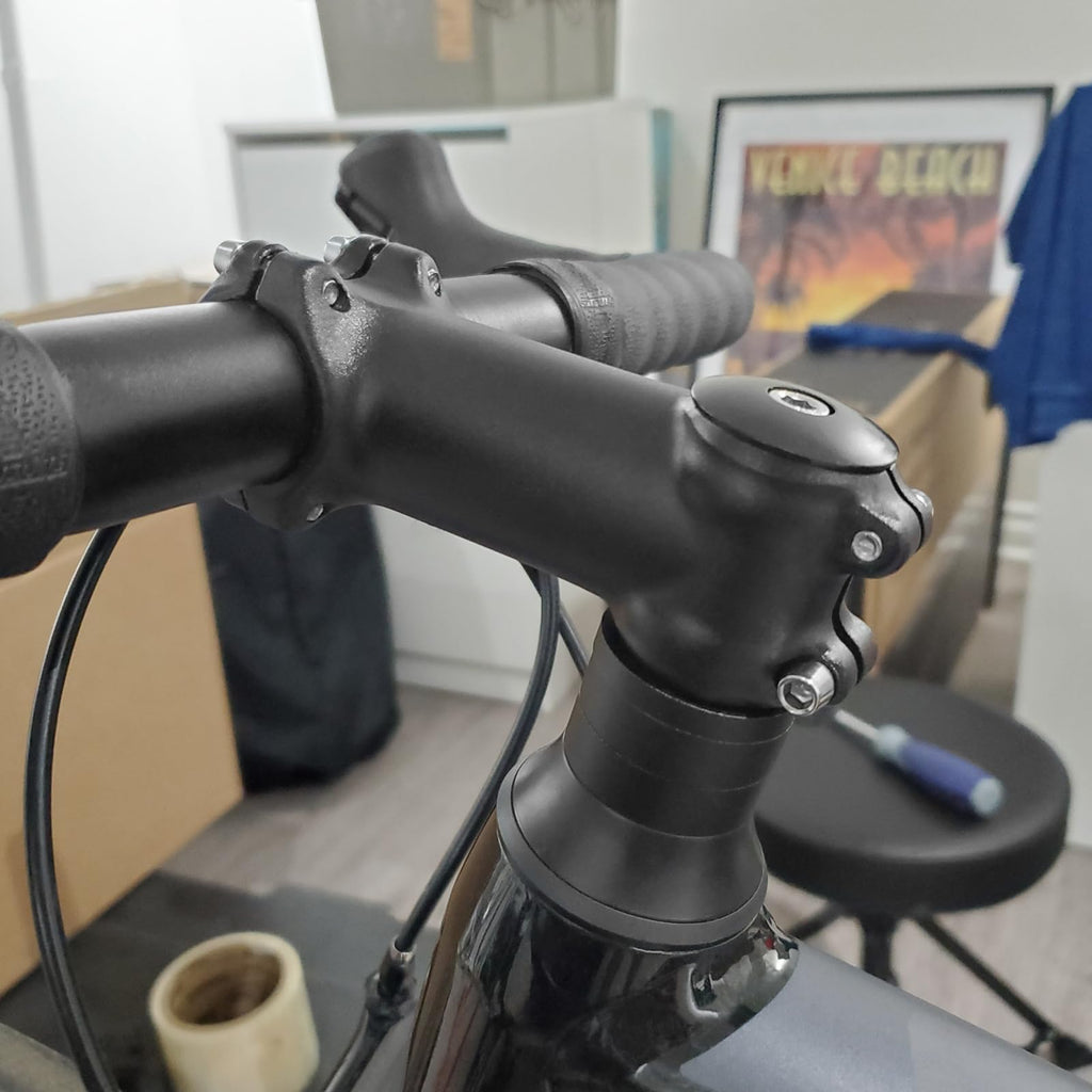Triwonder 7 Degree 31.8 Bike Stem Bicycle Handlebar Stem Riser Bar Clamp For Mountain Bike Road Bike Bmx Mtb 120Mm