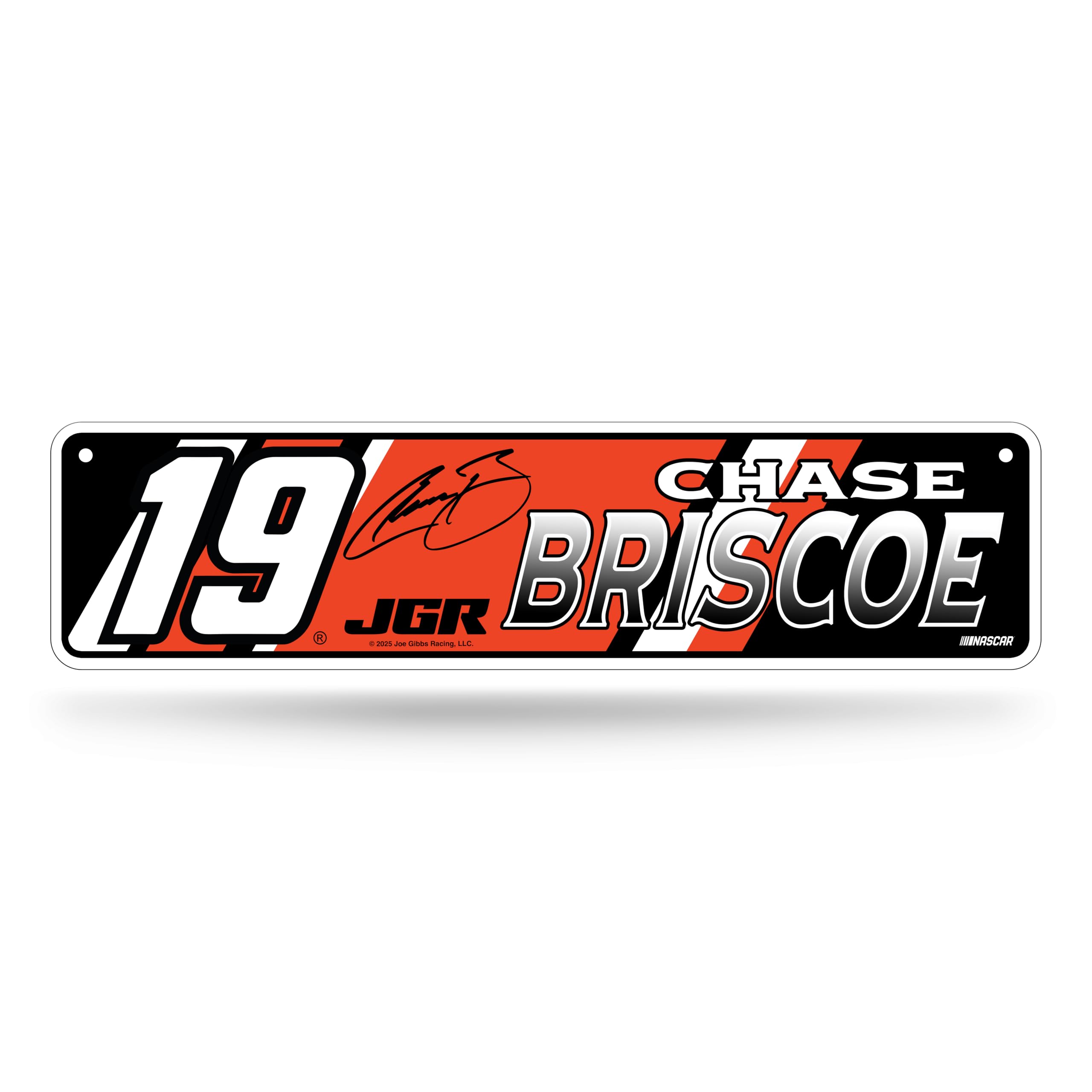 Rico Industries NASCAR Racing Chase Briscoe Metal Street Sign 4 x 15 Home D  cor - Bedroom - Office - Man Cave