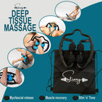 Foam Roller Deep Tissue Massager  Myofascial Massage Tools With Drawstring Gym Bag  Muscle Roller For Legs  Fit Roller Pro, High