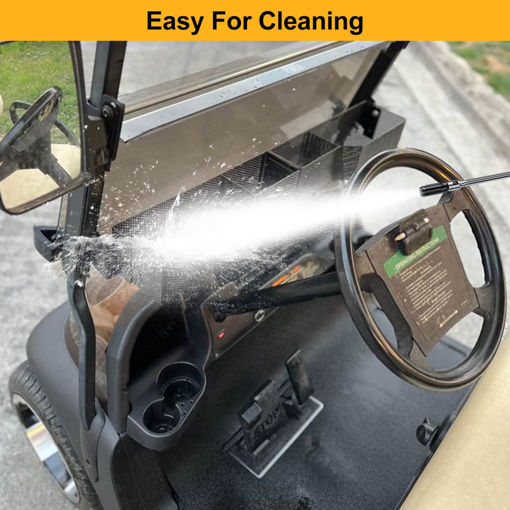 Leapgomax Golf Cart Basket Front Inner Fit Ezgo Txt & Rxv, Club Car Precedent&Ds (2000 Up) Golf Carts, Heavy Steel Mesh Durable
