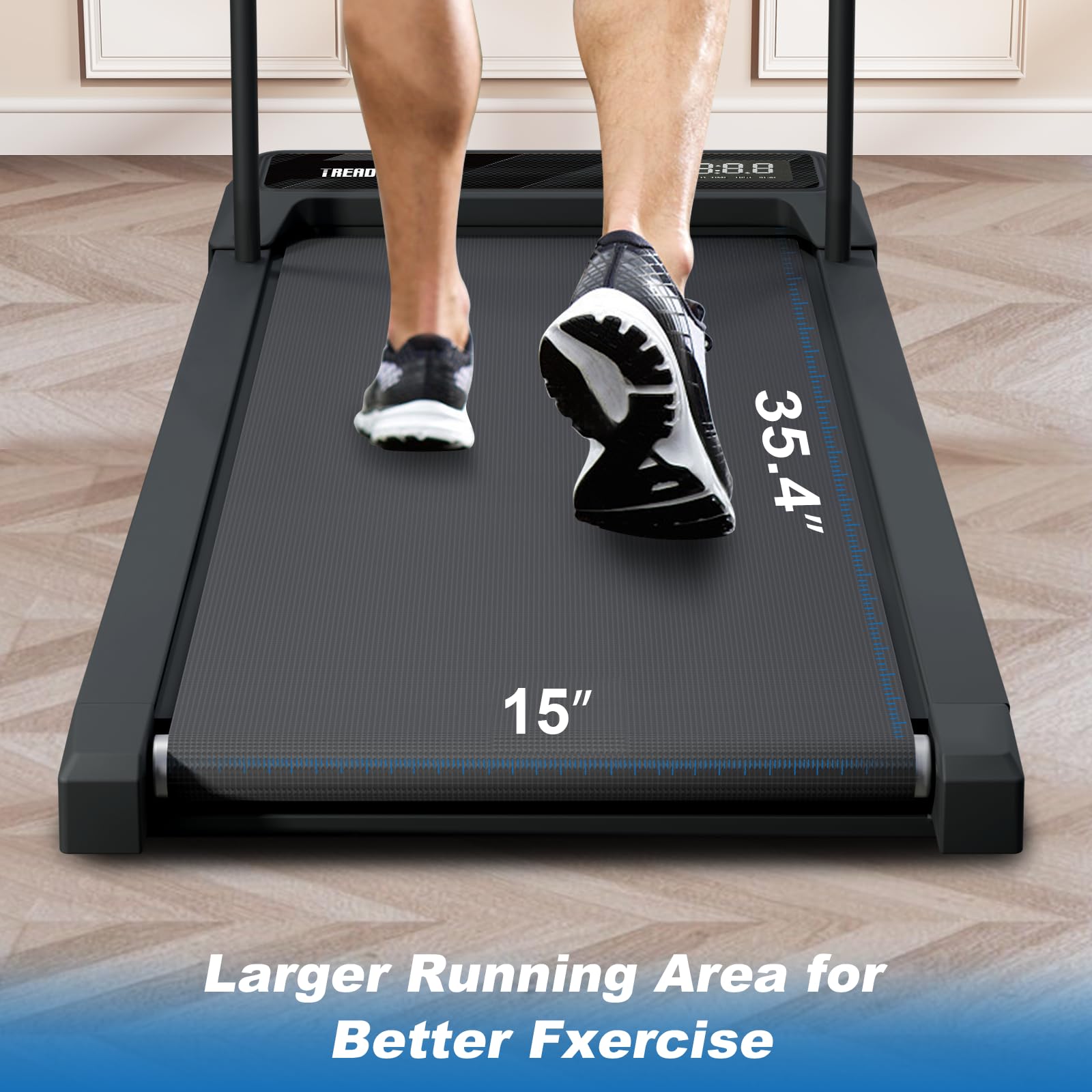 Sevobal Walking Pad, Under Desk Treadmill With Manual Incline & Handles, 2.5Hp Portable Walking Treadmill With Remote Control, C