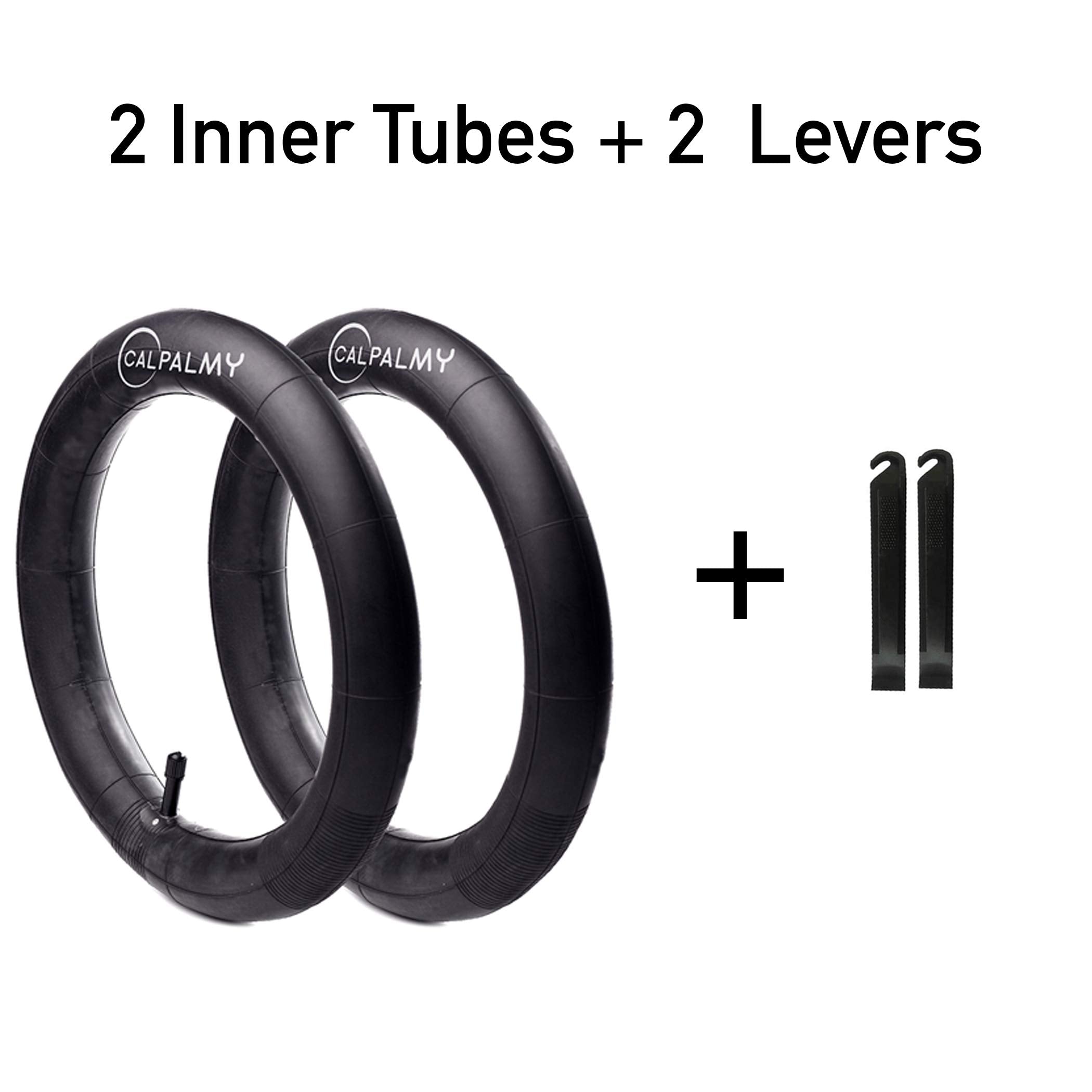 Calpalmy (2 Pack) 14 X 1.75/1.95/2.125 Kids Bike Replacement Inner Tubes - Inner Tube Replacement With 32Mm Schrader Valve Compa