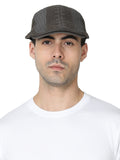 Fabseasons MenS Cotton Golf Flat Caps & Hats (Grey, Free Size)