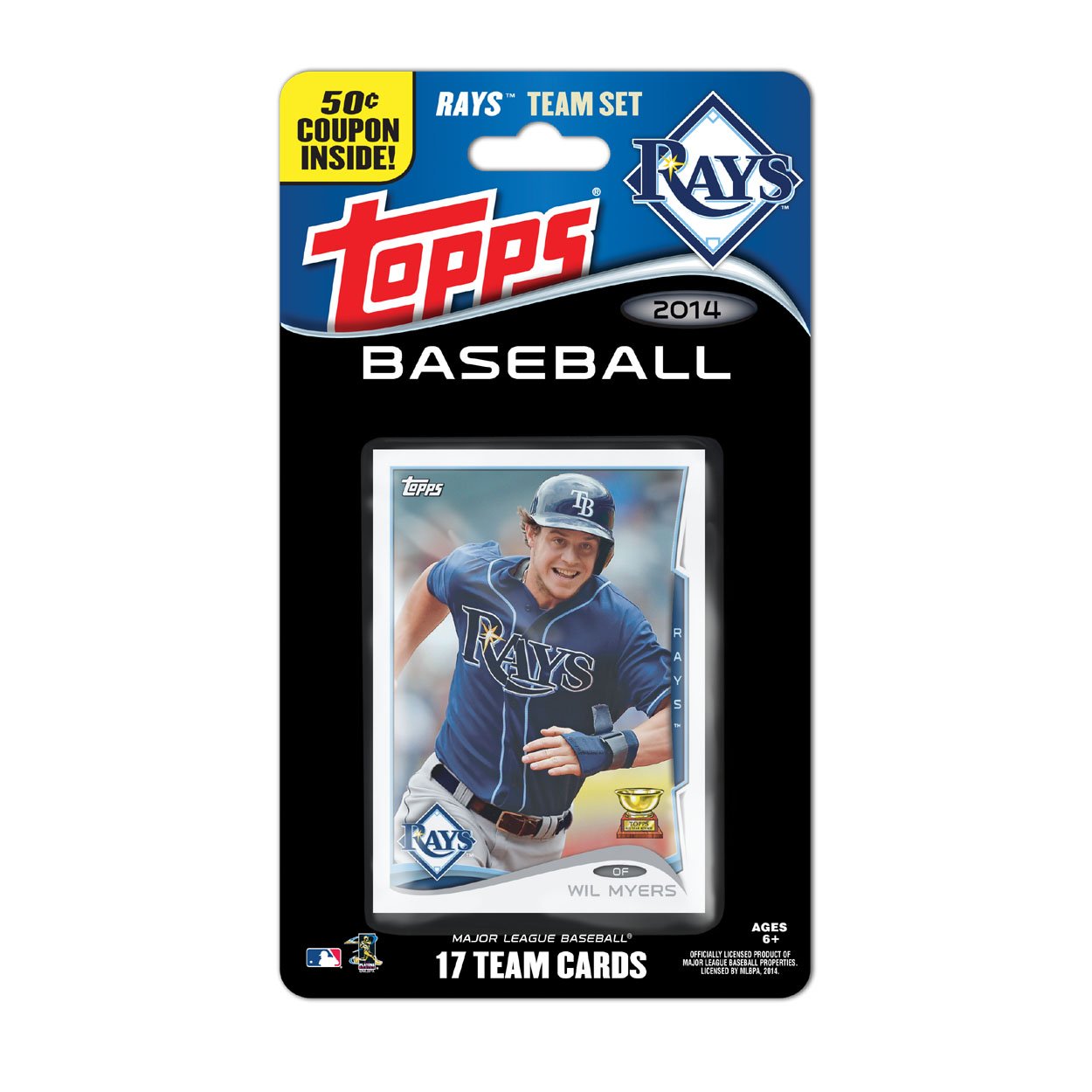 MLB Tampa Bay Rays 2014 Team Set Trading Card
