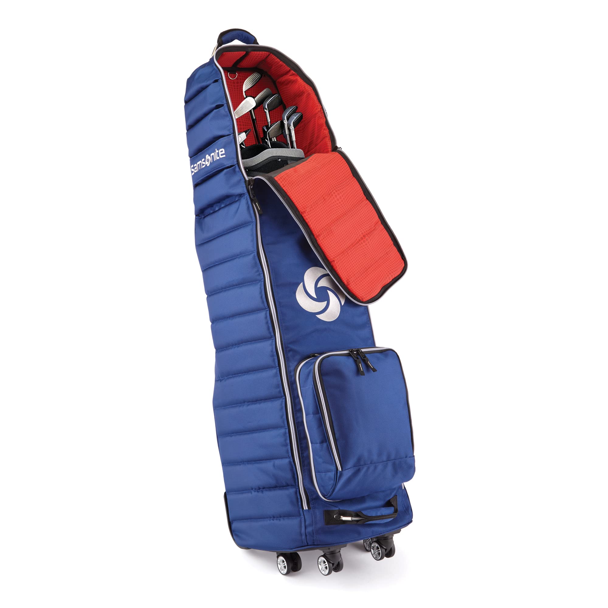 Samsonite Spinner Wheeling Golf Travel Cover Navy 51