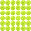 Yotiger Pickleball Balls, 36 Pack 40 Holes Outdoor Pickleball Balls Green Color, High Visibility And Bounce, Stylish And Durable