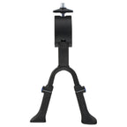 Ventura Double Leg Kickstand, Center-Mounted, Aluminum, Adjustable Without Tools For 24''-28'' Bicycle, Black