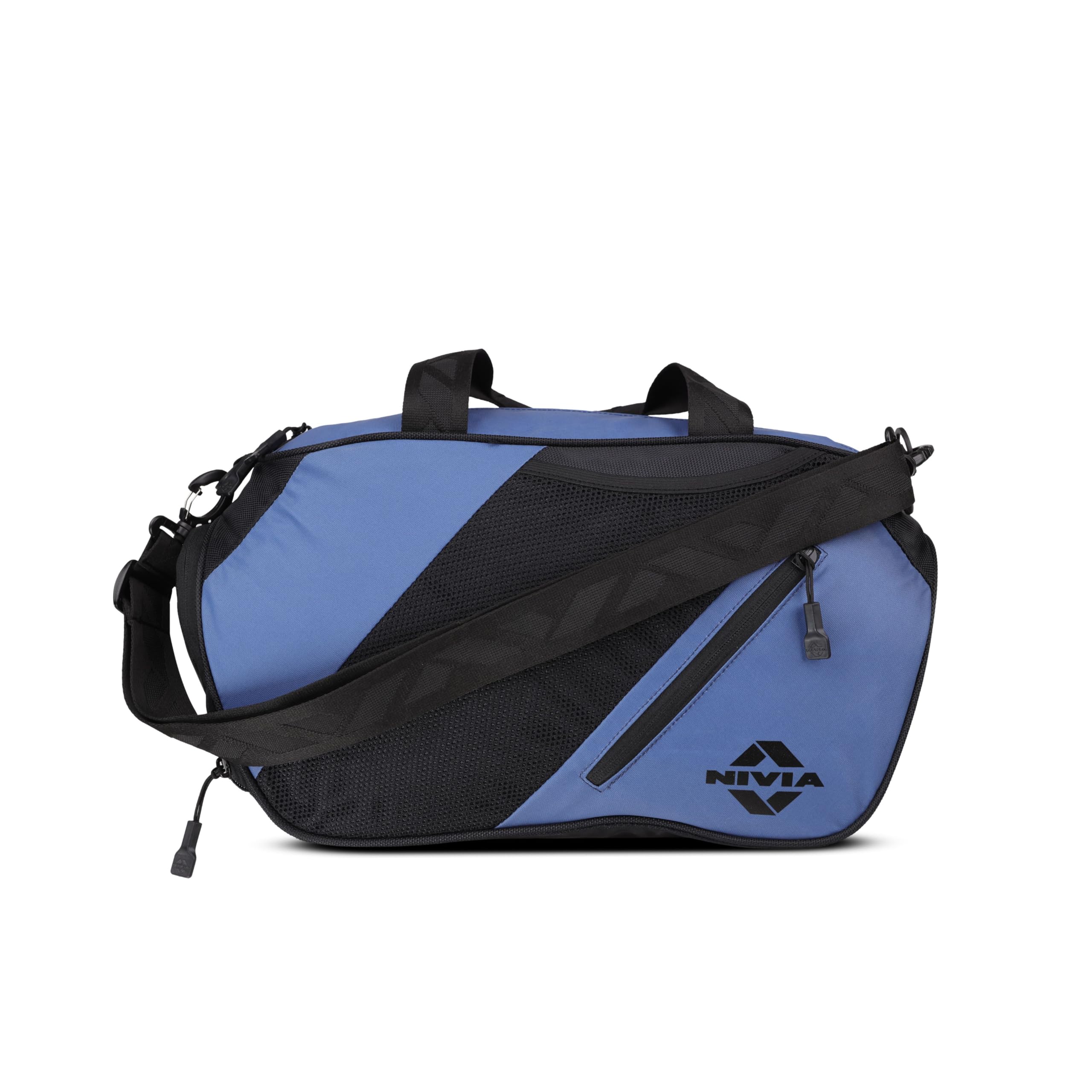 Nivia Hit 2.0 Gym Bag For Men & Women Durable, 22L Travel Duffle Bag With Spacious Main Compartment, Separate Shoe Pocket, Water