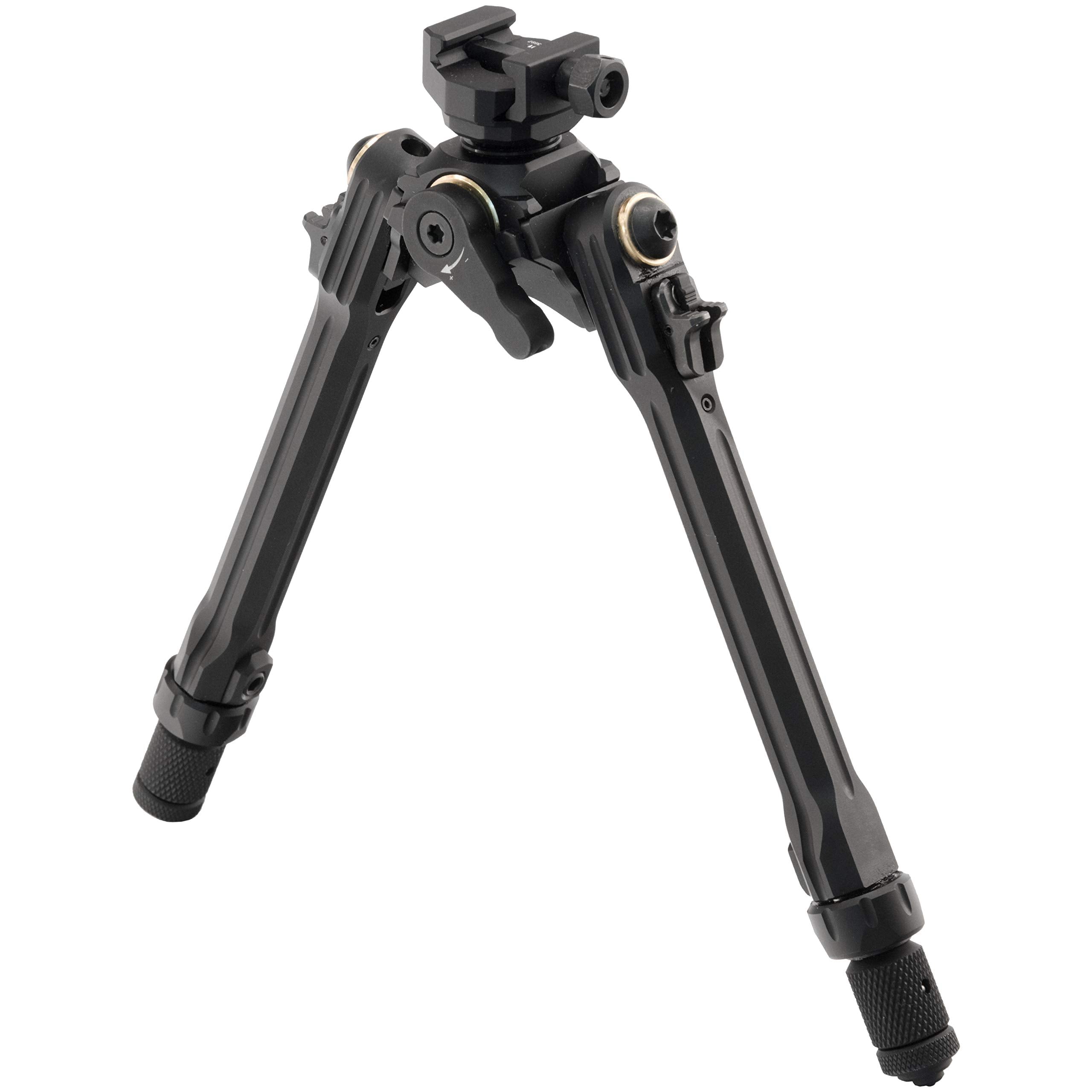 UTG PRO TBNR Bipod, 8.5-11 Center Height, Picatinny, Black, one Size (TLUBP01)