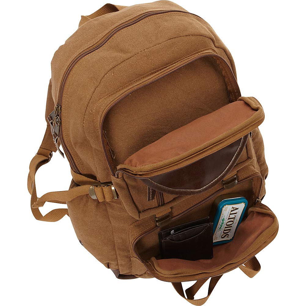 Retro Parisian City Daypack - Black