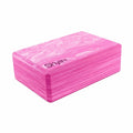 SNAPPSY EVA Stretching Block Lightweight Alignment Practice Block Block Fitness Prop for Beginners, Stretching Pink Camo