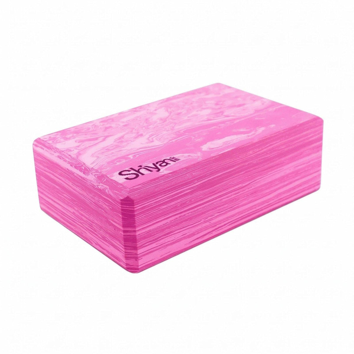 SNAPPSY EVA Stretching Block Lightweight Alignment Practice Block Block Fitness Prop for Beginners, Stretching Pink Camo