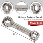 Wotow Bike Repair Tool Kit - 21 In 1 Bicycle Multitool With Bone Wrench Portable Mountain Bike Tool Kit Riding Emergency Mainten