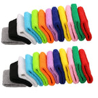 Olirexd 12 Pairs (24 Pcs) Colorful Sports Wristbands Cotton Sweatband Wristbands Wrist Sweatbands Wrist Sweat Bands For For Men