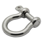 Extreme Max 3006.8294.4 Boattector Stainless Steel Bow Shackle - 3/8'', 4-Pack