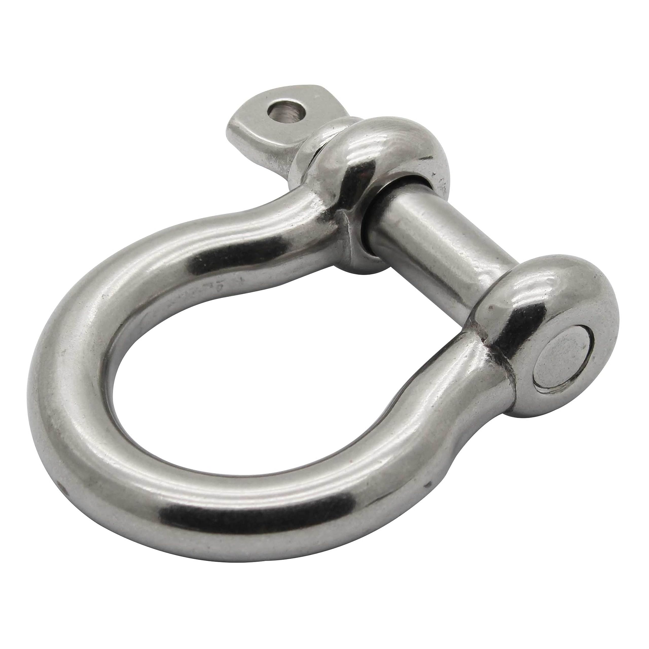 Extreme Max 3006.8294.4 Boattector Stainless Steel Bow Shackle - 3/8'', 4-Pack